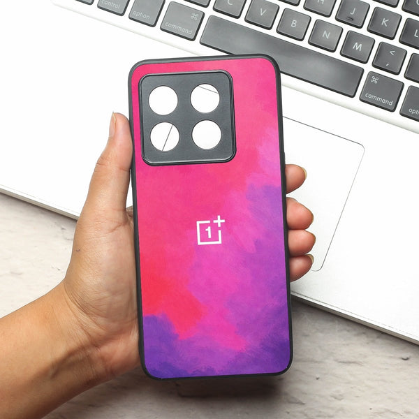 Magenta oil Paint (MB) silicone Case for Oneplus 10T