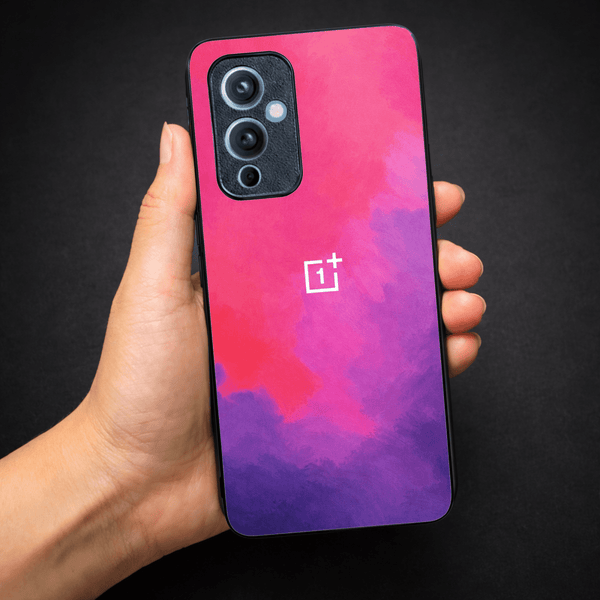 Magenta oil Paint (MB) silicone Case for Oneplus 9