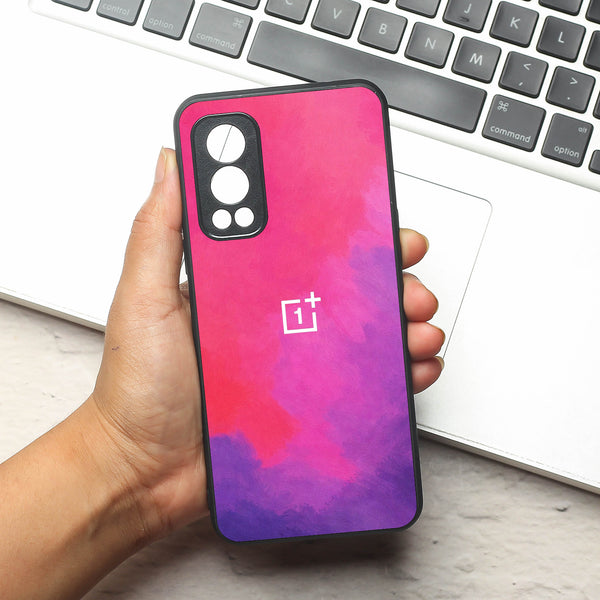Magenta oil Paint (MB) silicone Case for Oneplus Nord 2