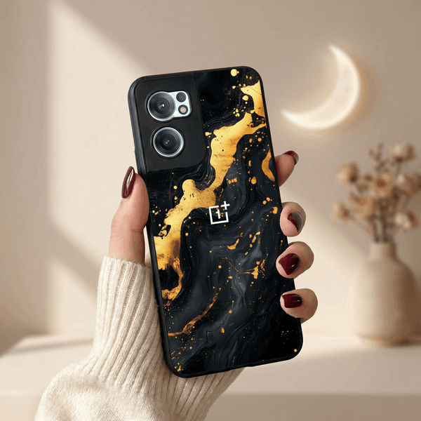 Black Gold Blaze MB case for Oneplus Nord CE 2
