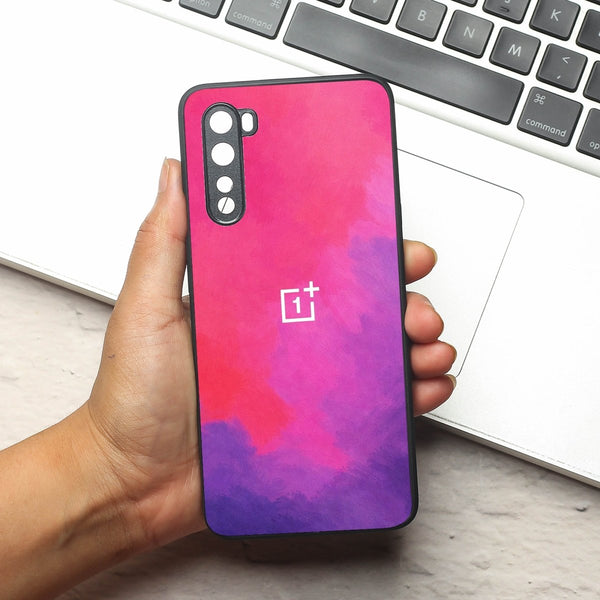 Magenta oil Paint (MB) silicone Case for Oneplus Nord
