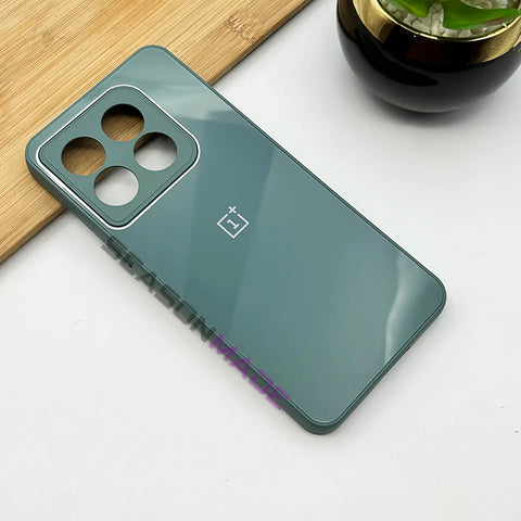 Dark Green camera Safe mirror case for Oneplus 10t