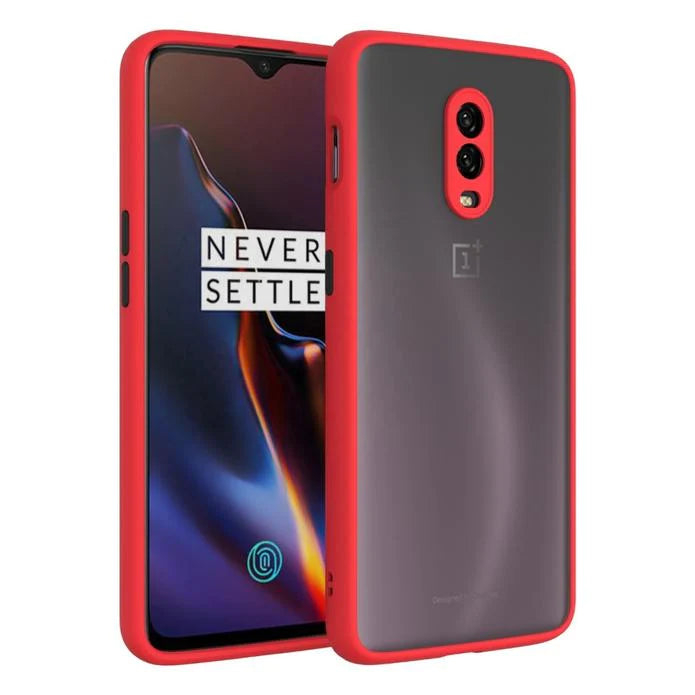 Red Smoke Silicone Safe case for Oneplus 6t