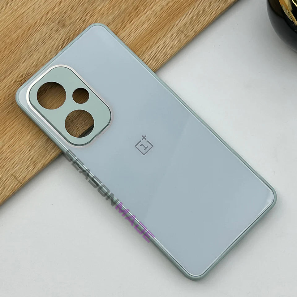 Grey camera Safe mirror case for Oneplus CE 3 Lite 5G