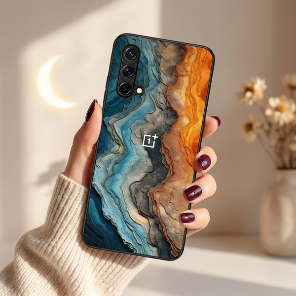 Layered Marble MB Case for Oneplus Nord CE