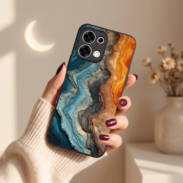 Layered Marble MB Case for Oppo F31