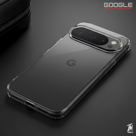 Black Shine Magsafe Transparent Case for Google Pixel 10 Pro