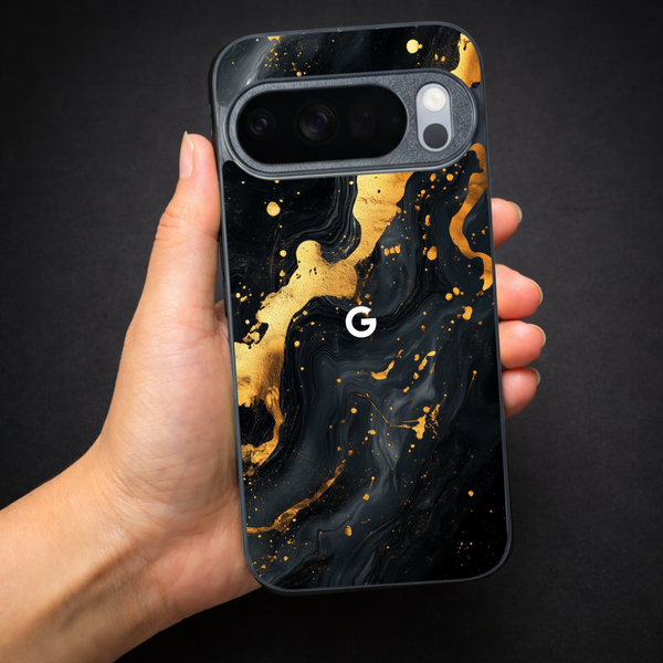 Black Gold Blaze MB Case for Google Pixel 10 Pro