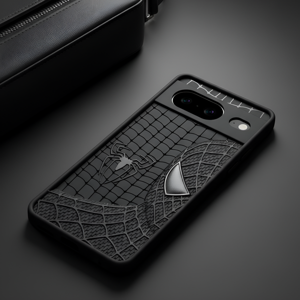 SP-Superhero Engraved logo silicon Case for Google Pixel 8