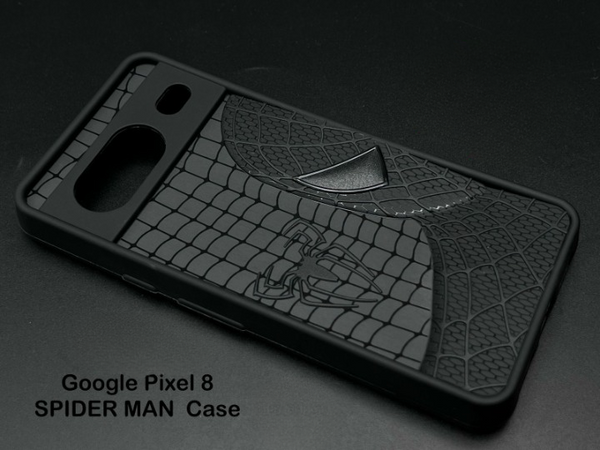 SP-Superhero Engraved logo silicon Case for Google Pixel 8