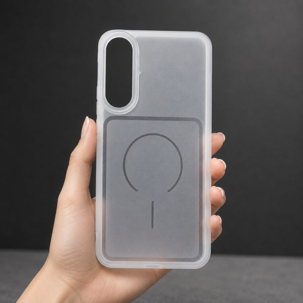 White Amber Silicone Case for Vivo V70 Fe