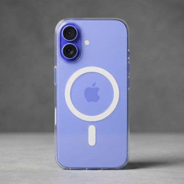 MagSafe Clear Transparent Silicone case for Apple iphone 16