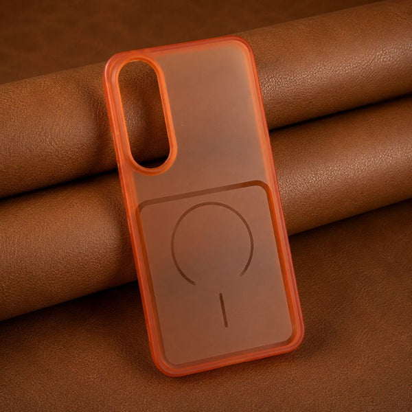 Orange Amber Silicone Case for Vivo V70 Fe