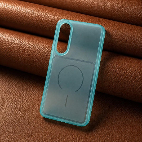 Light Blue Amber Silicone Case for Vivo V70 Fe
