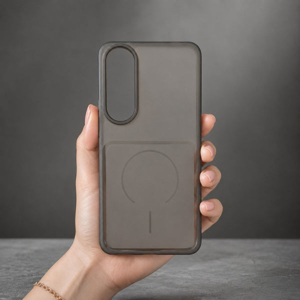 Black Amber Silicone Case for Vivo V70 Fe