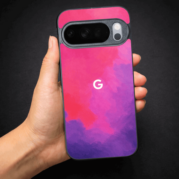 Magenta oil Paint (MB) silicone Case for Google Pixel 10