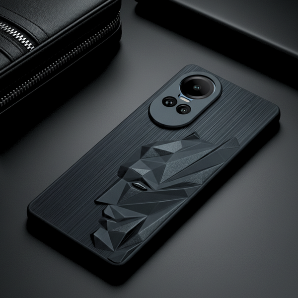 Superhero Engraved logo silicon Case for Oppo Reno 10 Pro