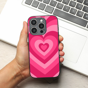 Retro Love metal back case for Apple Iphone 12 Pro