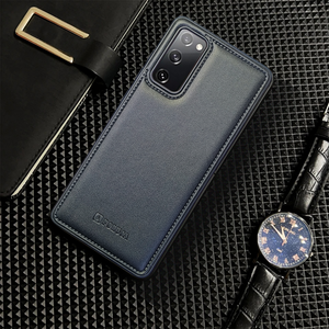 Prime Leather Black Leather Case for Samsung S20 Fe