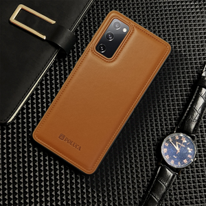 Prime Leather Brown Leather Case for Samsung S20 Fe