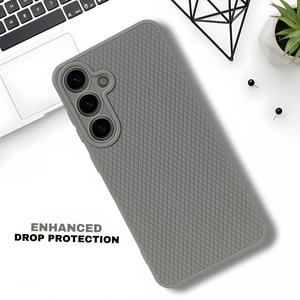 Grey Line Wave Silicone Case for Samsung  S24