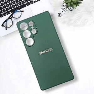 Dark Green Candy Silicone Case for Samsung S25 Ultra