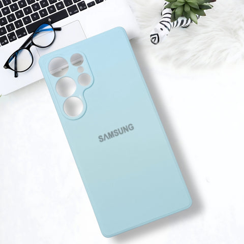 Light Blue Candy Silicone Case for Samsung S25 Ultra