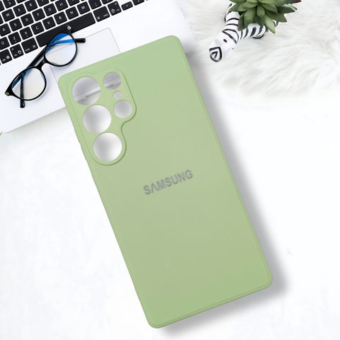 Light Green Candy Silicone Case for Samsung S25 Ultra