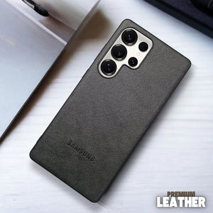 Regal Black Leather case for Samsung S25 Ultra