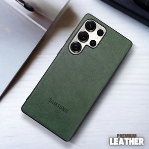 Regal Green Leather case for Samsung S25 Ultra