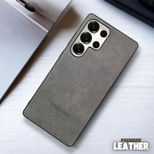 Regal Grey Leather case for Samsung S25 Ultra