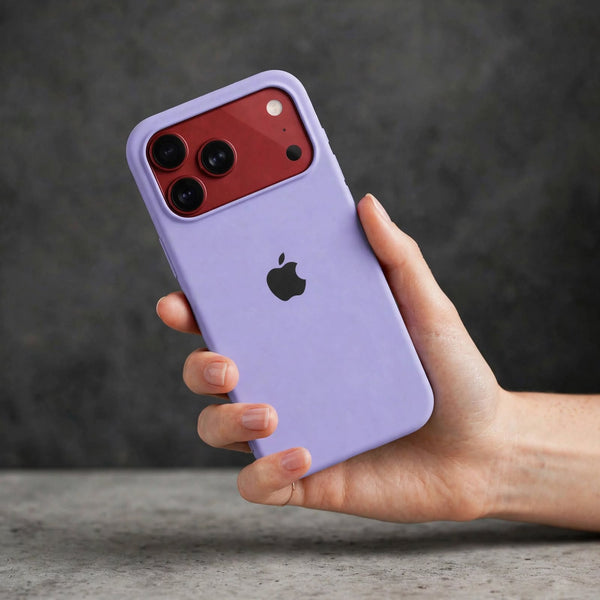 Purple Original Silicone case for Apple iphone 18 Pro
