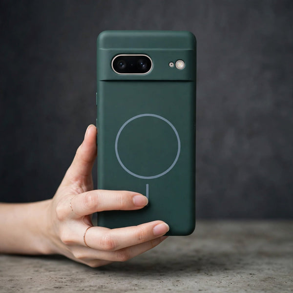 CAVEN Dark Green Silicone case for Google Pixel 7