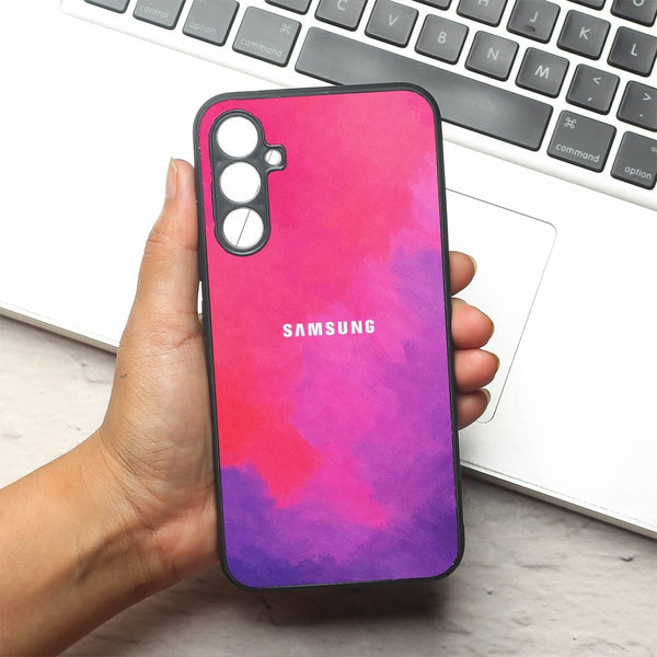 Magenta oil Paint (MB) silicone Case for Samsung A34