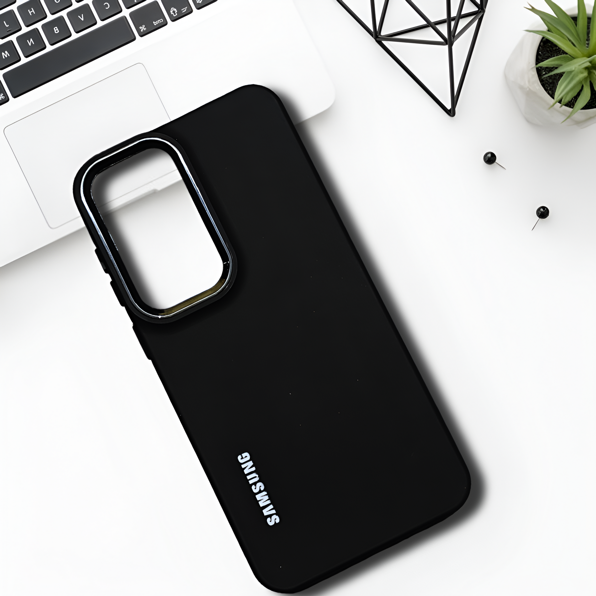 Spoov Black Silicone Case for Samsung S23 FE