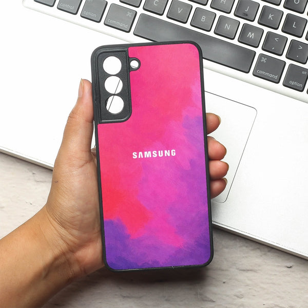 Magenta oil Paint (MB) silicone Case for Samsung S21 FE