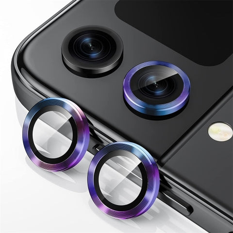 Rainbow Metallic camera ring lens guard for Samsung Galaxy Z Flip 4