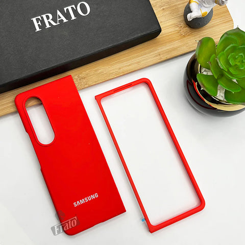 Red Original Silicone case for Samsung Z Fold 2 5G