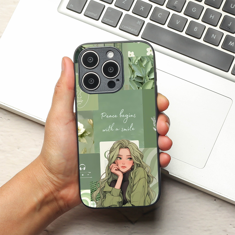 Smiling Soul metal back case for Apple Iphone 14 Pro Max