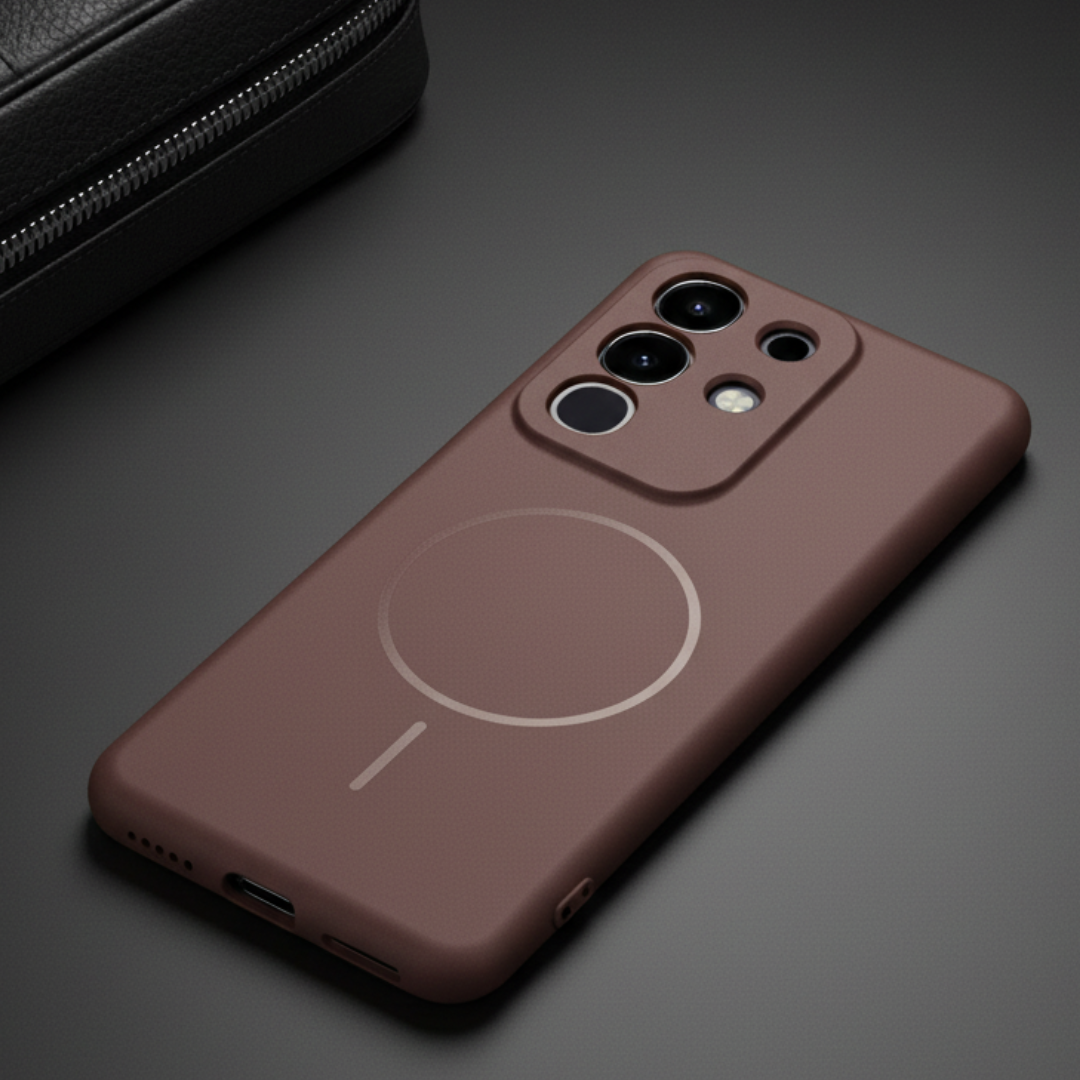 CAVEN Dark Brown Silicone case for Vivo T4X