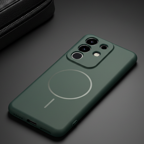 CAVEN Dark Green Silicone case for Vivo T4X