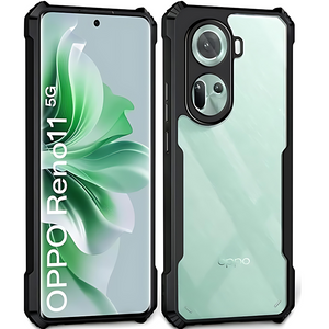 Hybrid Shockproof transparent Silicone Case for Oppo Reno 11