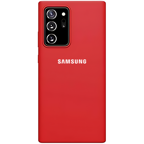 Red Original Silicone case for Samsung Note 20 Ultra