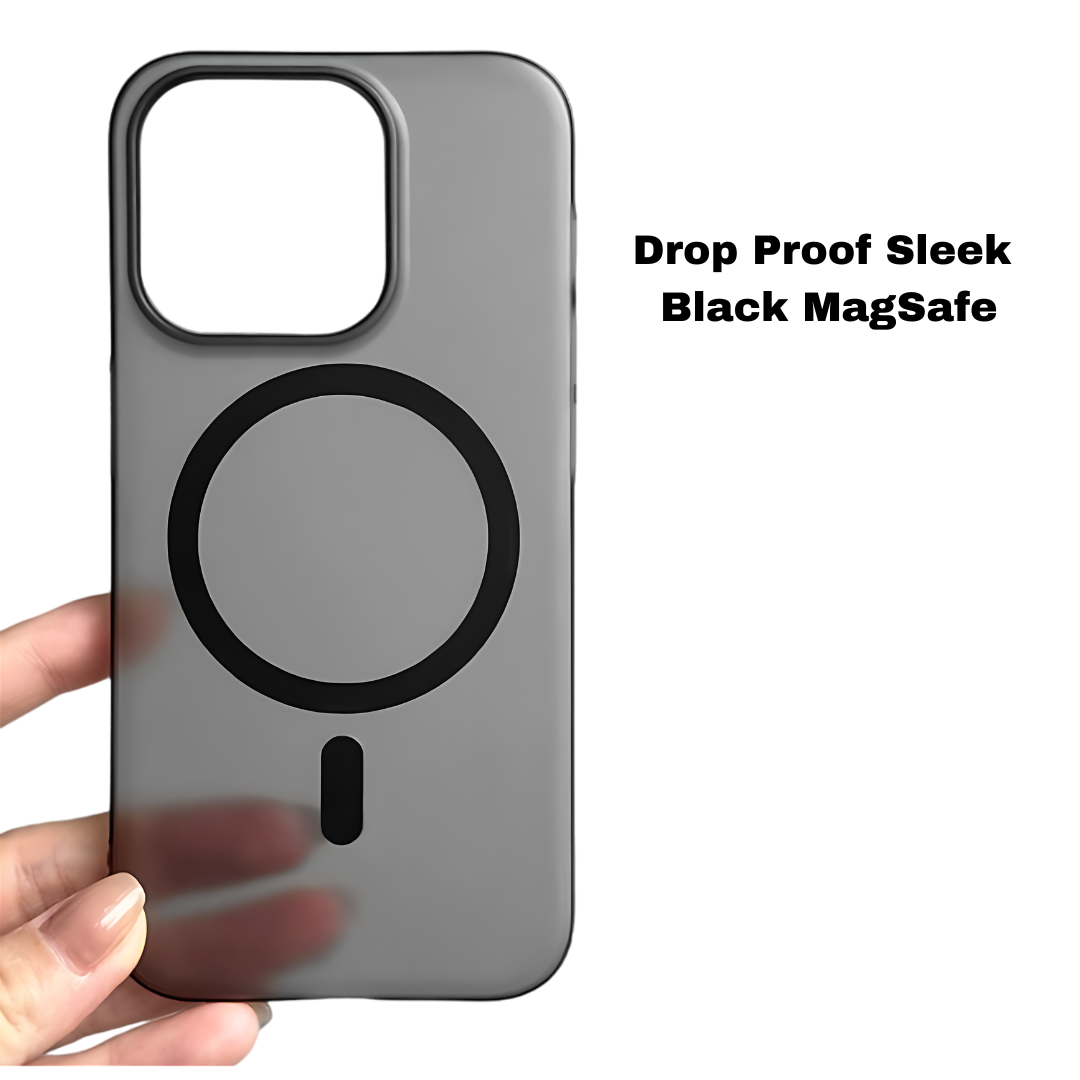 Drop Proof Sleek Black MagSafe Transparent Silicone case for Apple iphone 16 Pro