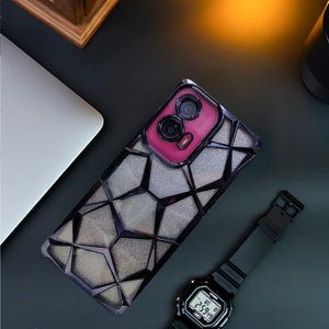Dazzle Black Silicone case for Motorola Edge 50 Fusion