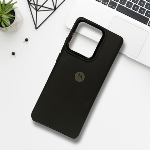 Spoov Black Silicone Case for Motorola Edge 40