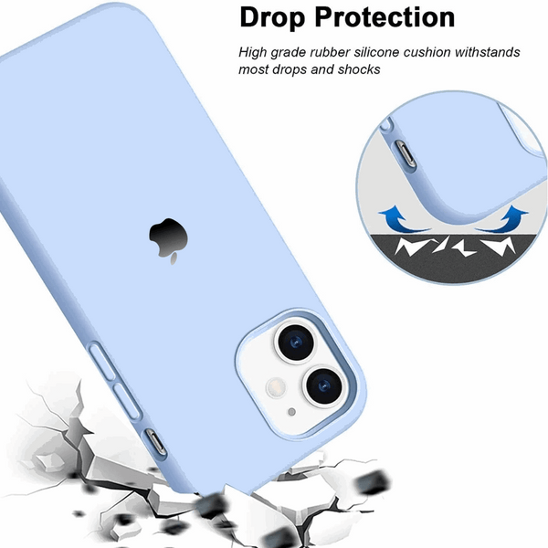 Cloud Blue Original Silicone Case for Apple iphone 12 Mini