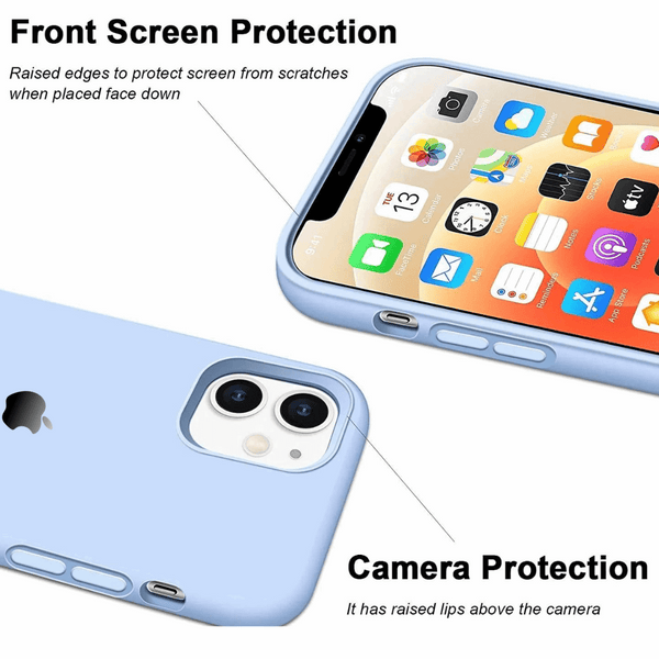 Cloud Blue Original Silicone Case for Apple iphone 12 Mini