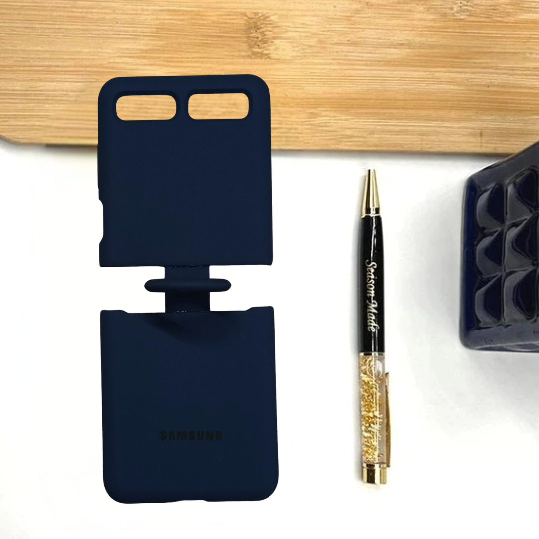 Dark Blue Original Silicone case for Samsung Galaxy Z FLIP 2