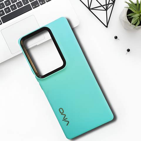 Spoov Light Blue Silicone  Case for Vivo V27 Pro